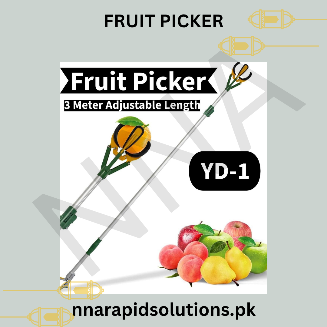 Fruit Picker Extendable Up to 3 Meters  Easy Harvesting Tool