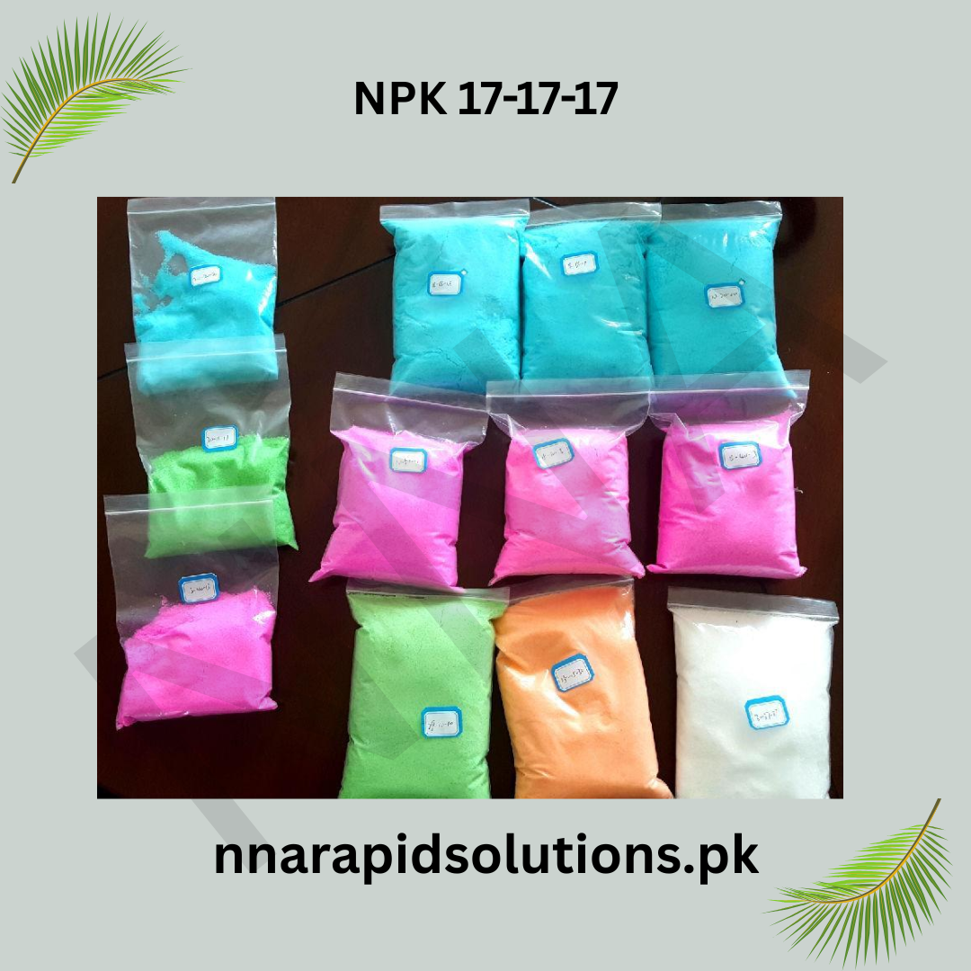 NPK 17-17-17 Fertilizer (500 gm) | Balanced Water Soluble Fertilizer for All Plants
