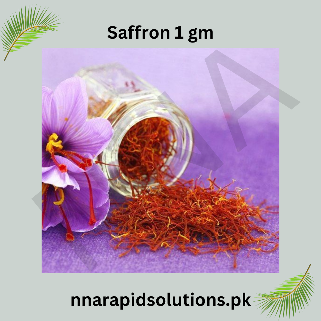 Premium Saffron 1gm  100% Pure, Aromatic & Handpicked Threads