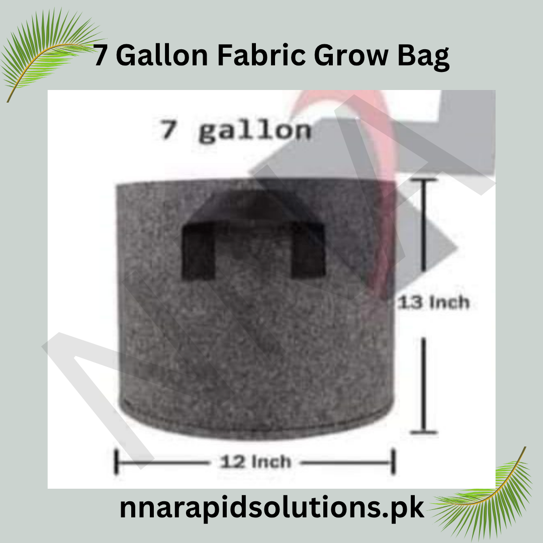GrowMax 7 Gallon Fabric Grow Bag  Ideal for Large Vegetables, Bushy Plants & Compact Trees